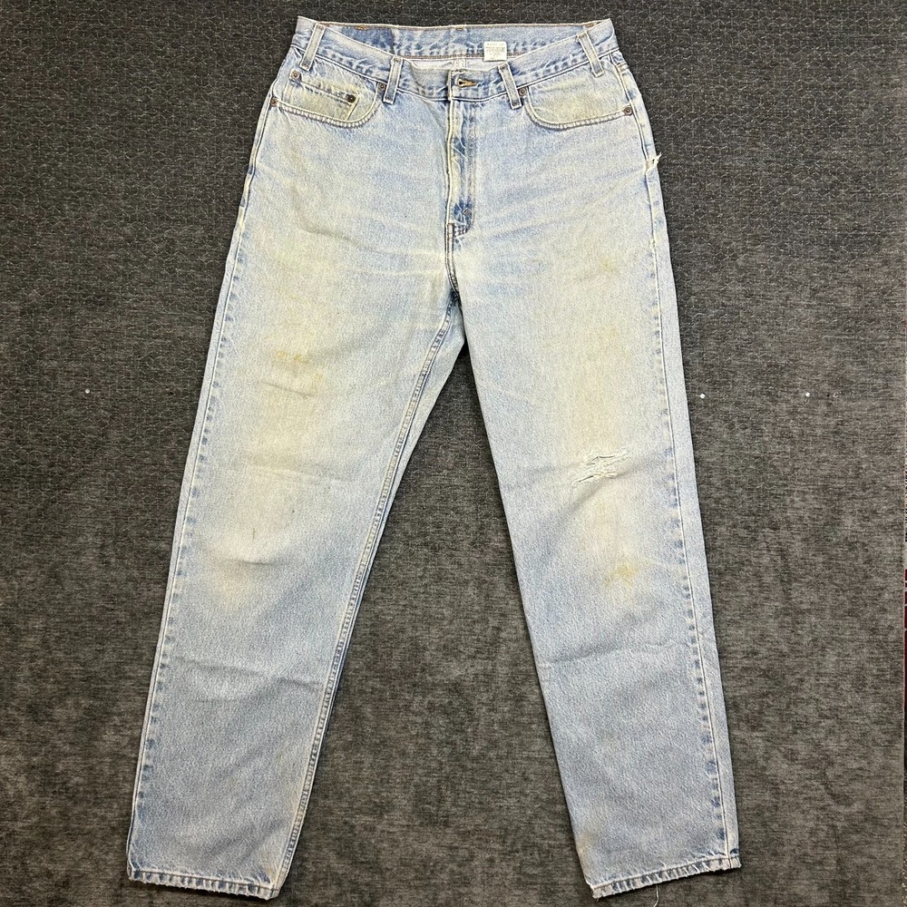 Levi's Relaxed Fit Jeans Men's Light Wash Denim Straight Y2K Classic - 36X34